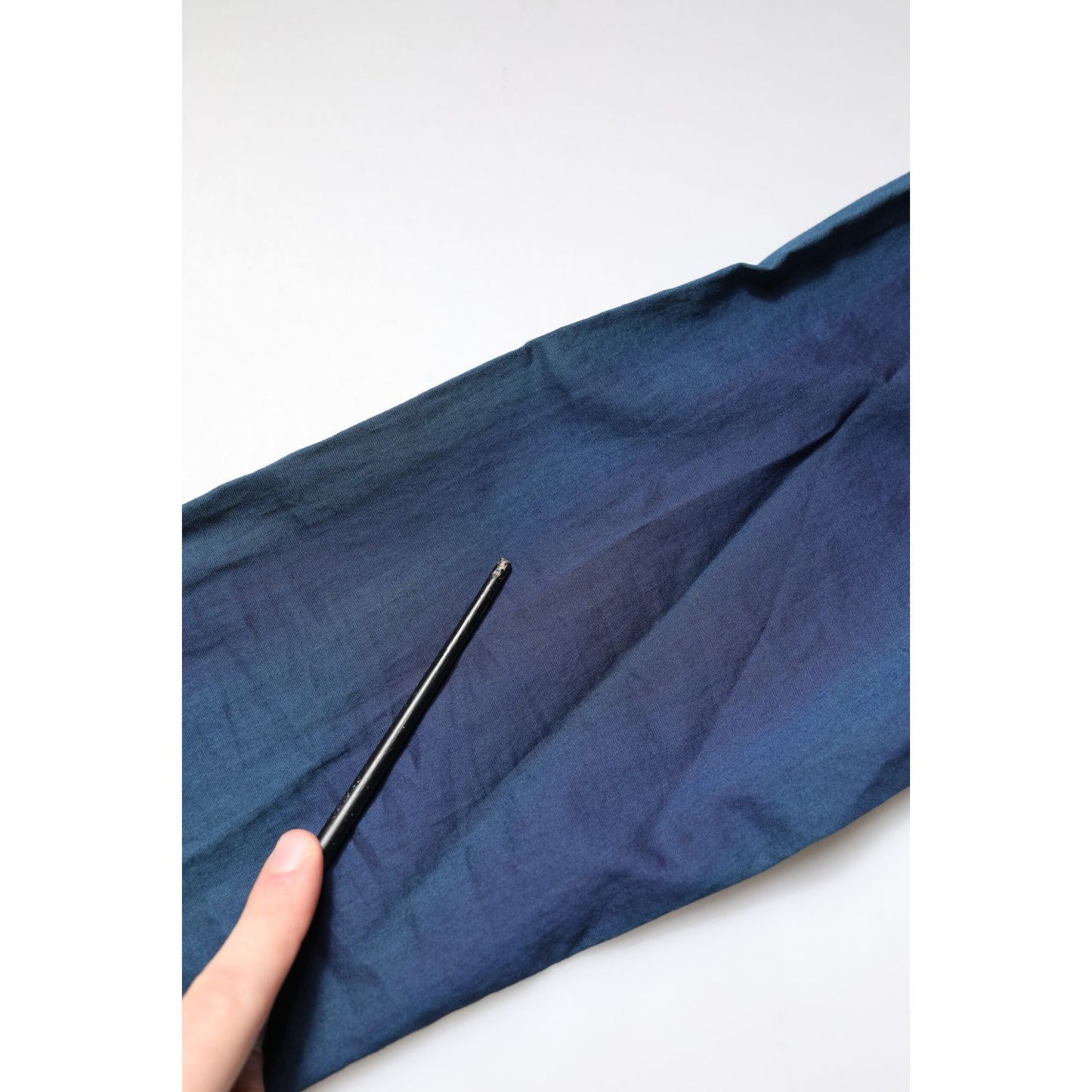 Dolce & Gabbana Blue Cotton GOLD Long Sleeves Casual Shirt