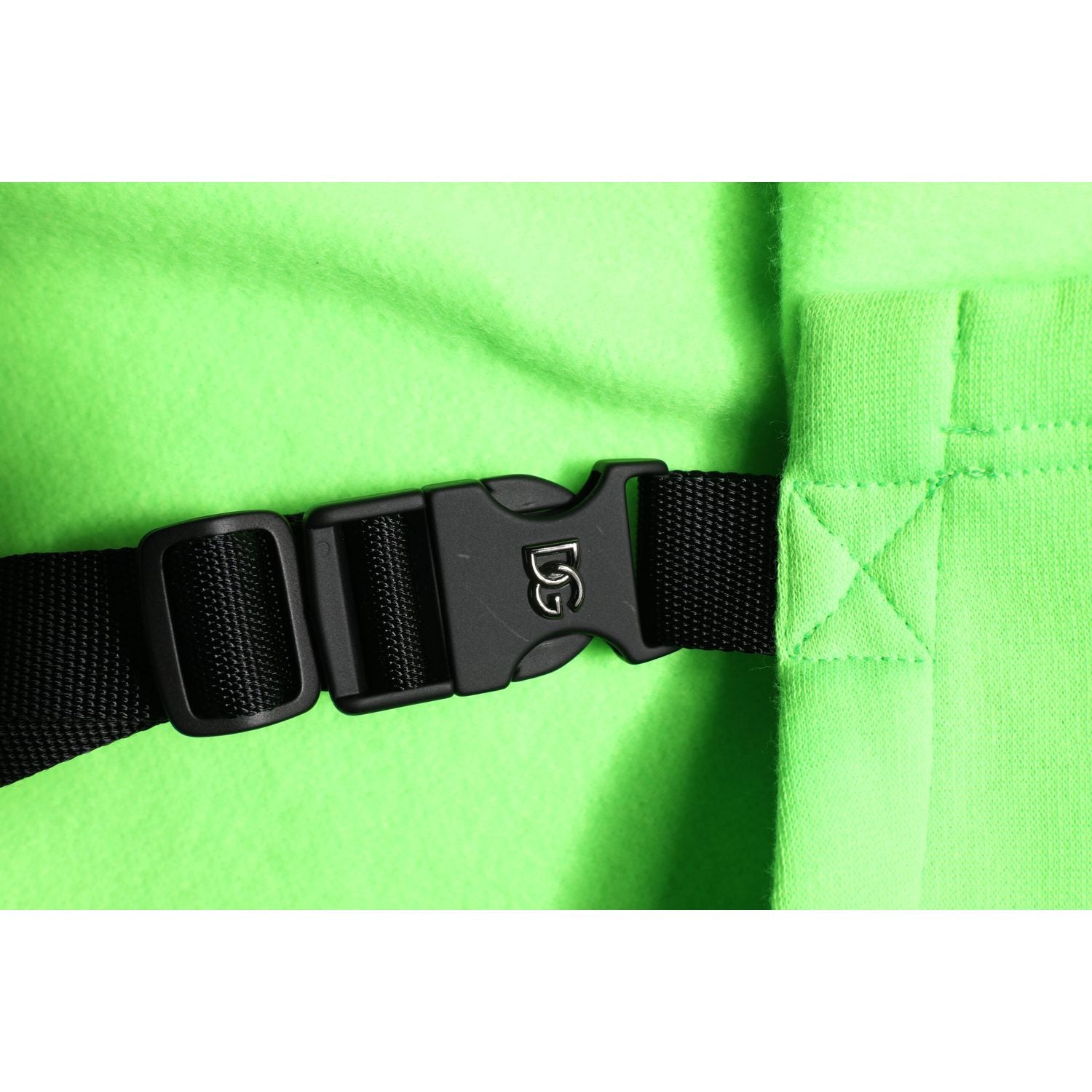 Dolce & Gabbana Green Polyester Hooded Sportswear Vest Sweater