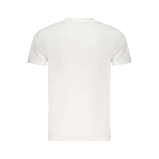 Cavalli Class White Cotton Men T-Shirt