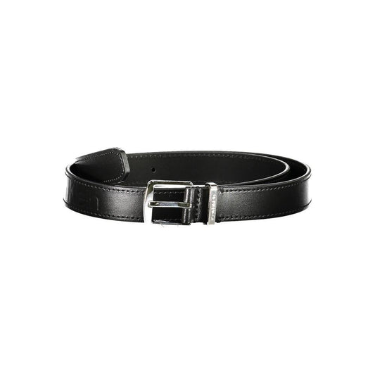 Calvin Klein Black Leather Women Belt