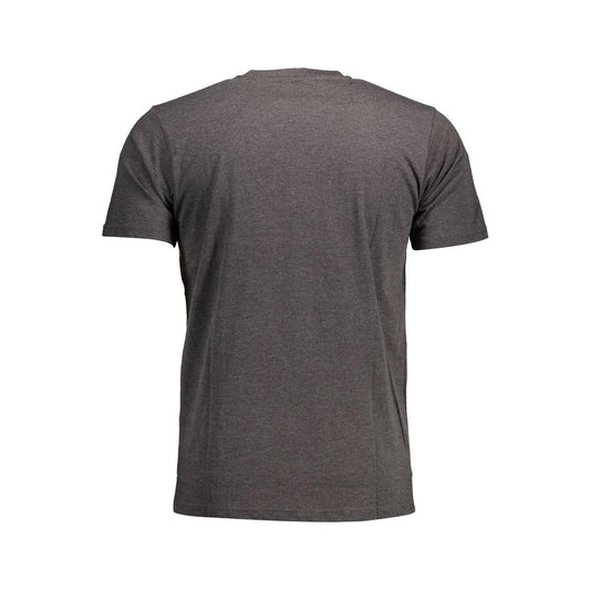 Sergio Tacchini Gray Cotton Men T-Shirt