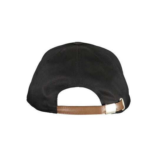 La Martina Black Cotton Men Cap