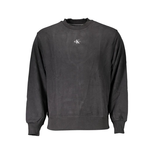 Calvin Klein Black Cotton Men Sweater