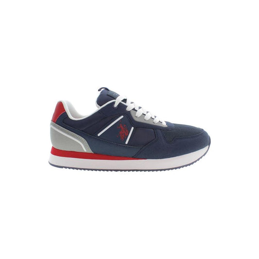 U.S. POLO ASSN. Blue Polyester Men Sneaker