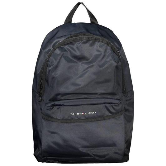 Tommy Hilfiger Blue Polyester Men Backpack