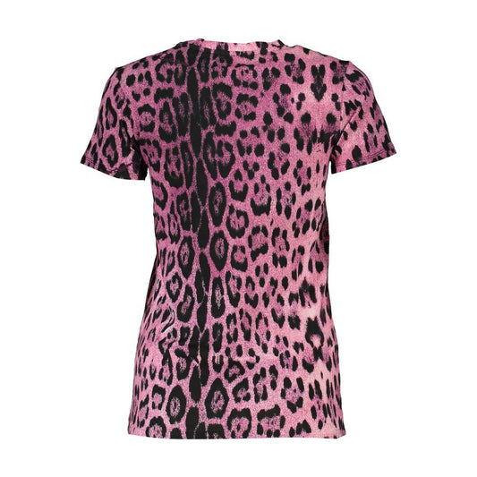 Cavalli Class Pink Cotton Tops & T-Shirt