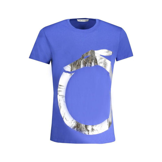 Trussardi Blue Cotton T-Shirt