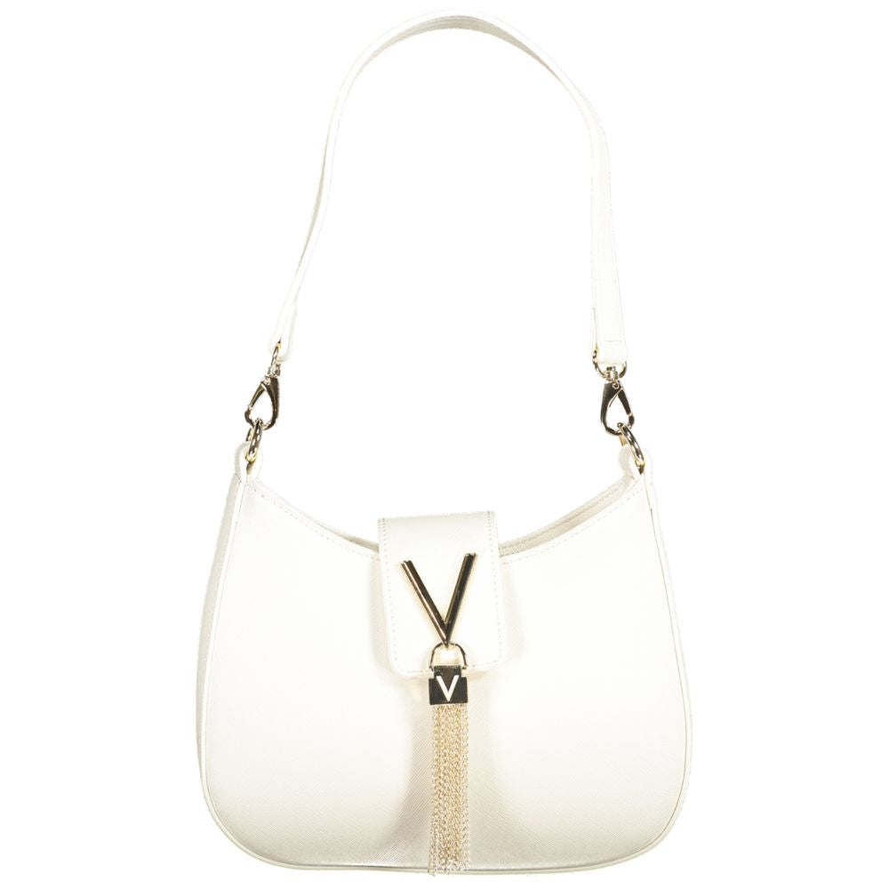 Front view with bag zipped and handles upright.