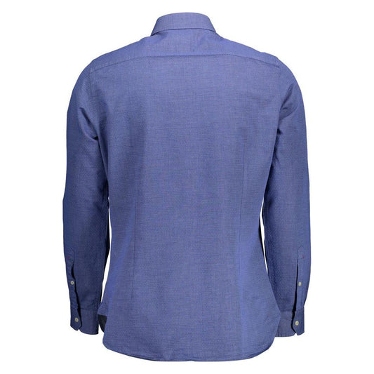 U.S. POLO ASSN. Blue Cotton Men Shirt