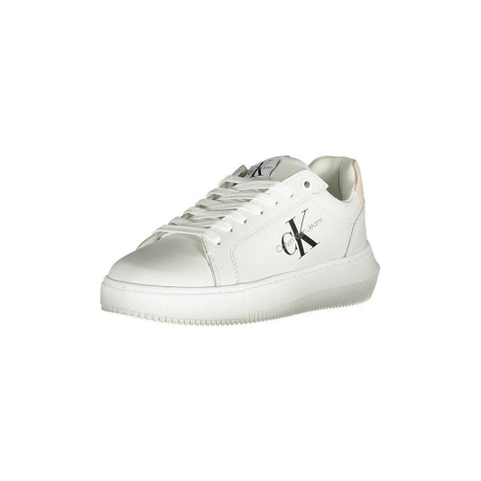 Calvin Klein White Leather Women Sneaker