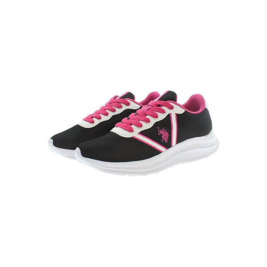 U.S. POLO ASSN. Black Polyester Women Sneaker