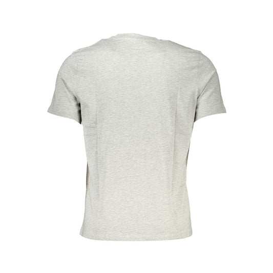North Sails Gray Cotton Men T-Shirt