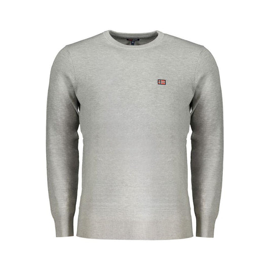 Norway 1963 Gray Polyester Men Sweater