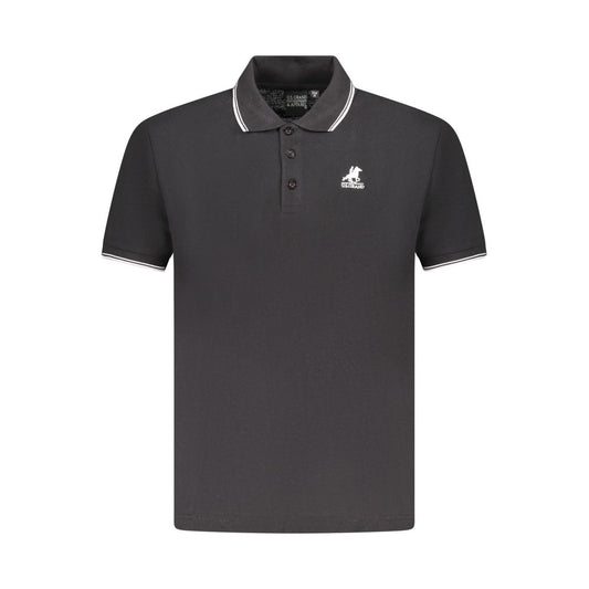 U.S. Grand Polo Black Cotton Polo Shirt