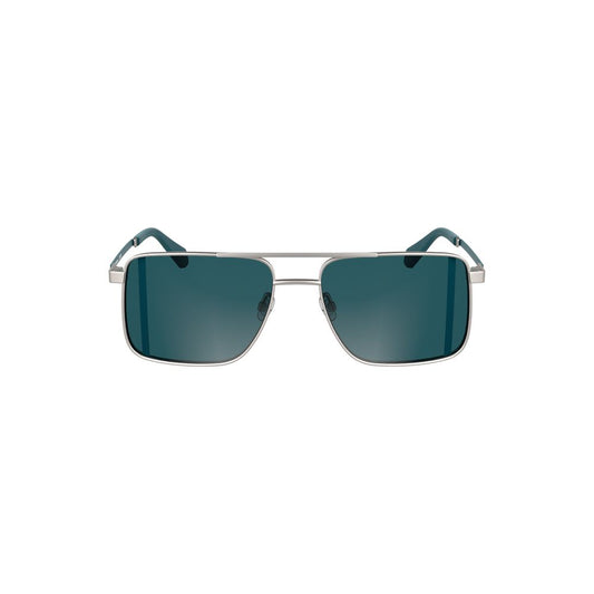Calvin Klein Gray Metal Sunglasses
