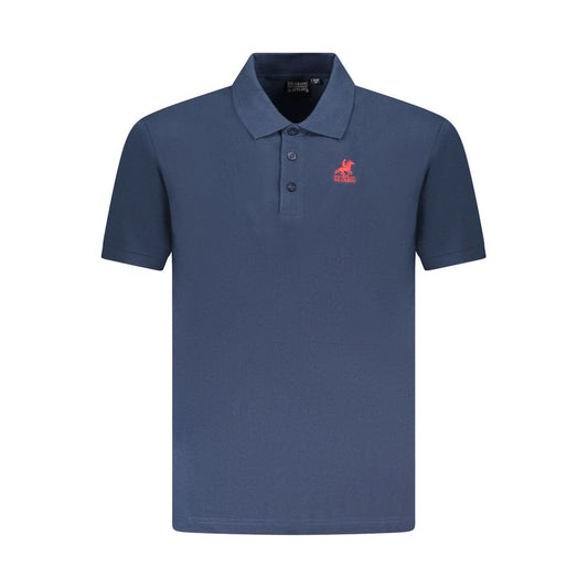 U.S. Grand Polo Blue Cotton Men Polo Shirt