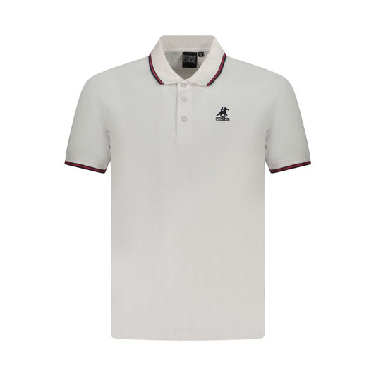 U.S. Grand Polo White Cotton Men Polo Shirt