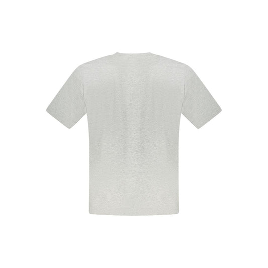 North Sails Gray Cotton Men T-Shirt NO-33770-S