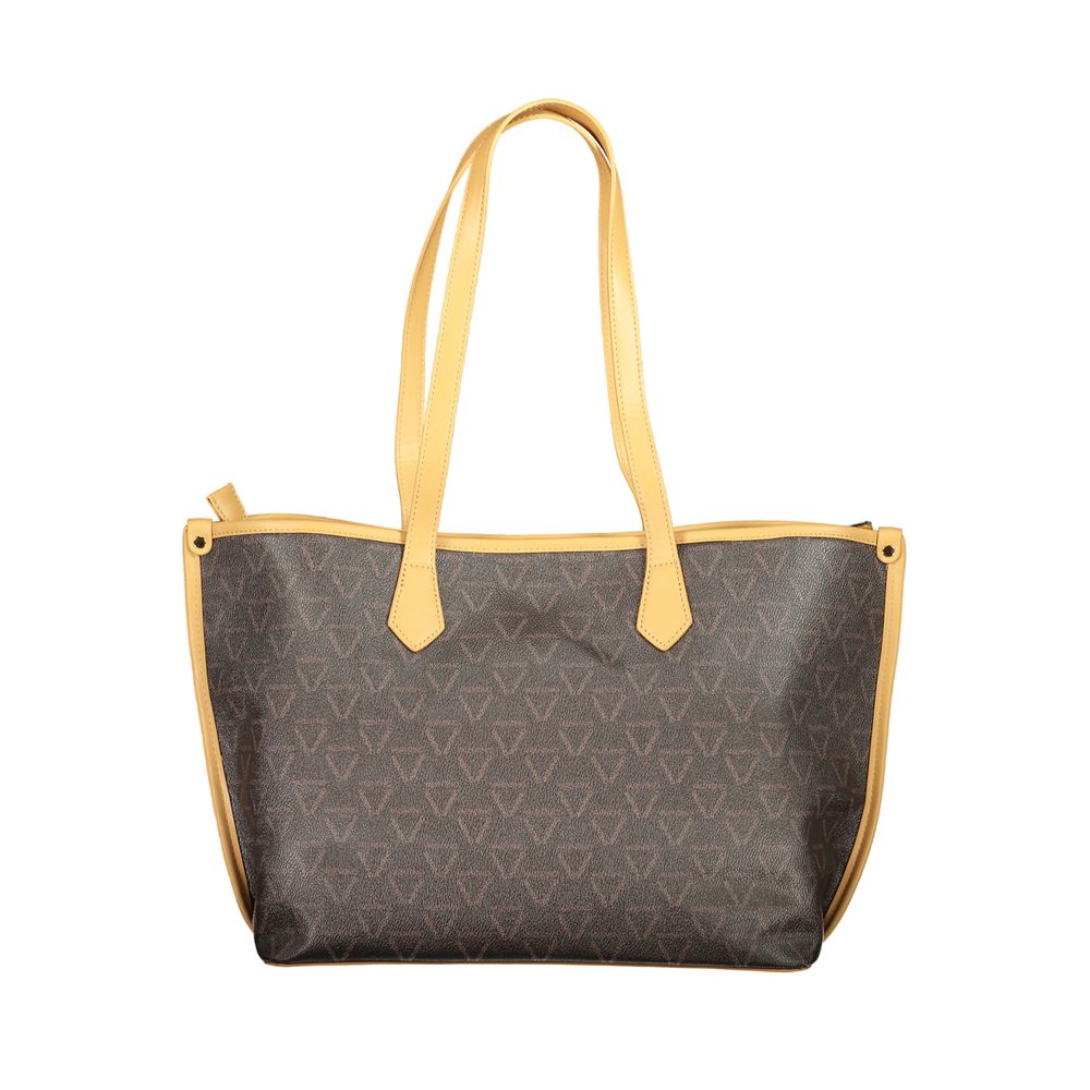 Front view with bag zipped and handles upright.