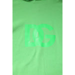 Dolce & Gabbana Green Cotton DG Logo Print Hooded Sweater TSH90266-50