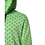 Dolce & Gabbana Green Cotton Logo Heart Print Hooded Sweater TSH90267-54