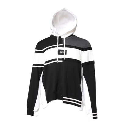 Dolce & Gabbana Multicolor Logo Pullover Hooded Sweater