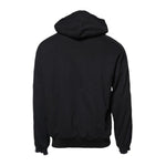 Dolce & Gabbana Black Cotton Logo Hooded Sweatshirt Sweater TSH90274-50