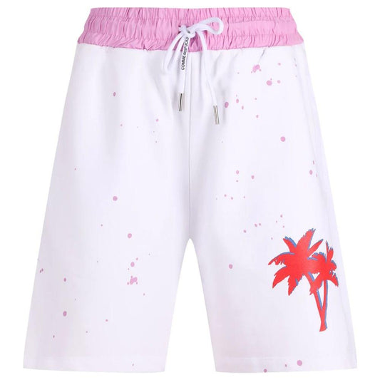 Comme Des Fuckdown White Cotton Short