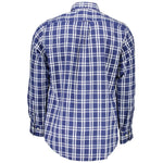 Gant Blue Cotton Men Shirt GA-1390-S