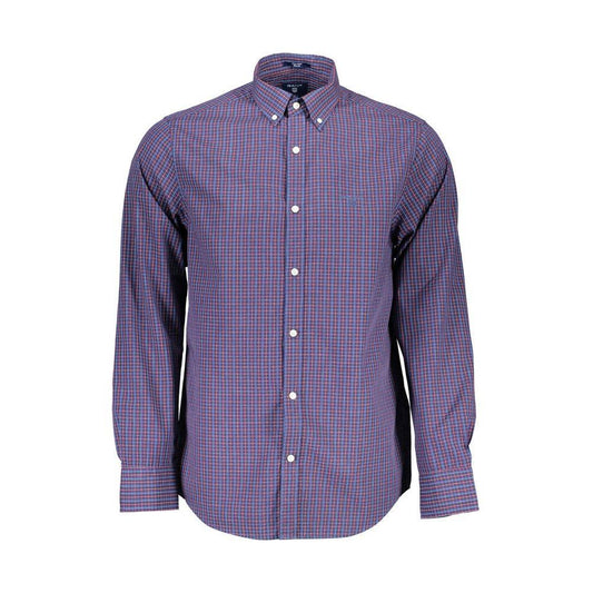 Gant Blue Cotton Men Shirt GA-5625-S