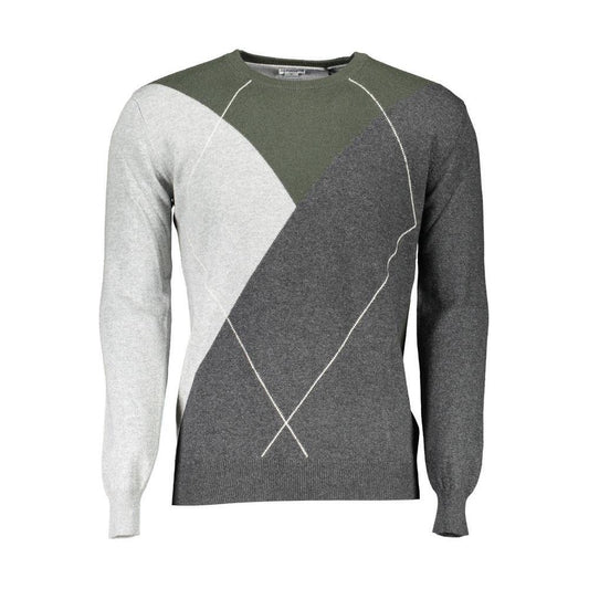 U.S. POLO ASSN. Gray Wool Men Sweater US-6861-XXL