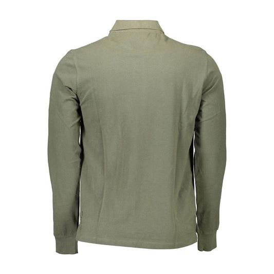 U.S. POLO ASSN. Green Cotton Men Polo Shirt