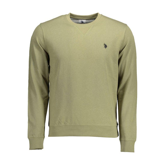 U.S. POLO ASSN. Green Cotton Men Sweater