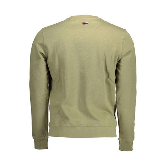 U.S. POLO ASSN. Green Cotton Men Sweater