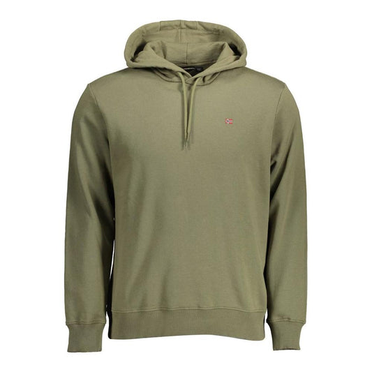 Napapijri Green Cotton Men Sweater