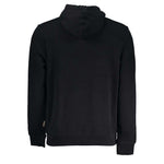 Napapijri Black Cotton Men's Hooded Sweater