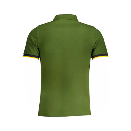 K-WAY Green Cotton Polo Shirt