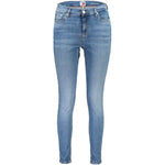 Tommy Hilfiger Blue Cotton Women Skinny Jean