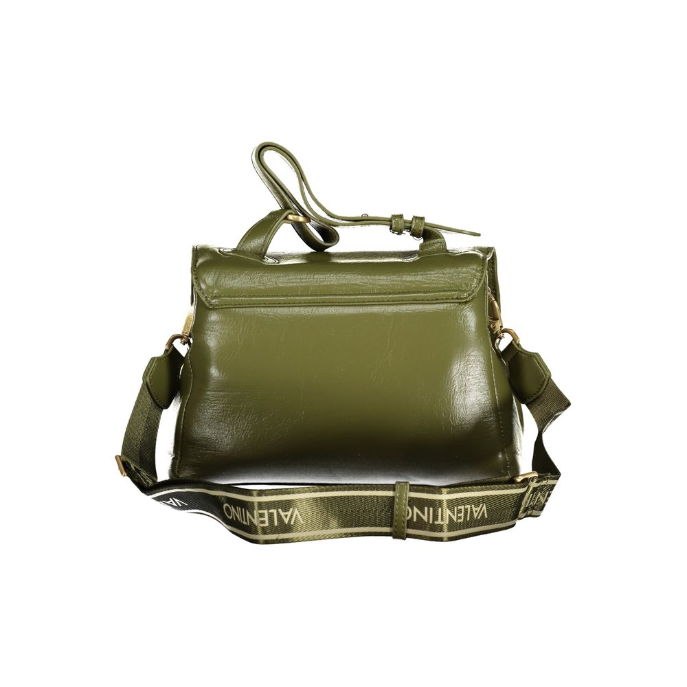 Front view with bag zipped and handles upright.