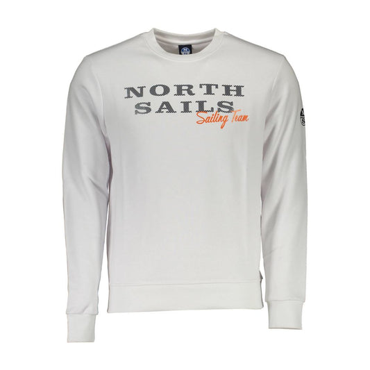 North Sails White Cotton Sweatshirt