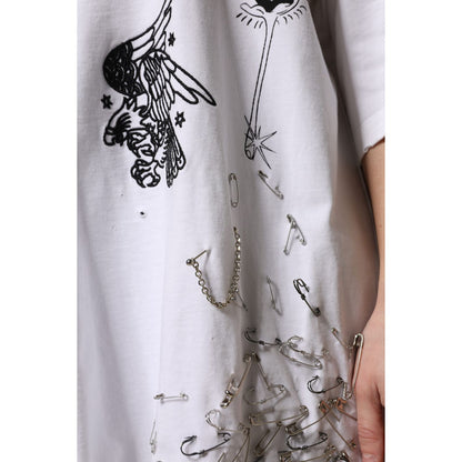 Dolce & Gabbana White Cotton DG BLESSED Printed T-shirt