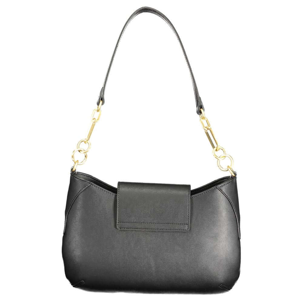 Front view with bag zipped and handles upright.