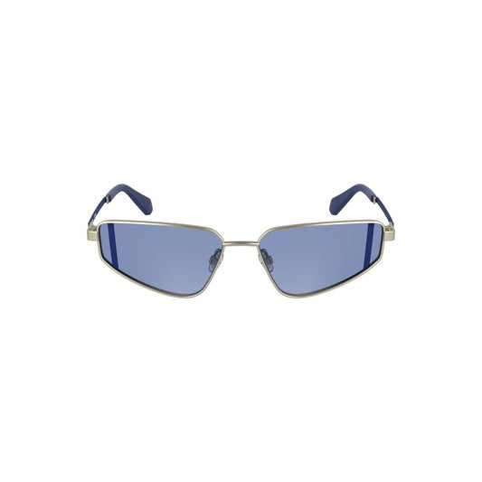 Calvin Klein Gray Metal Sunglass