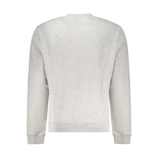 Napapijri Gray Cotton Sweater NA-32128-XXL