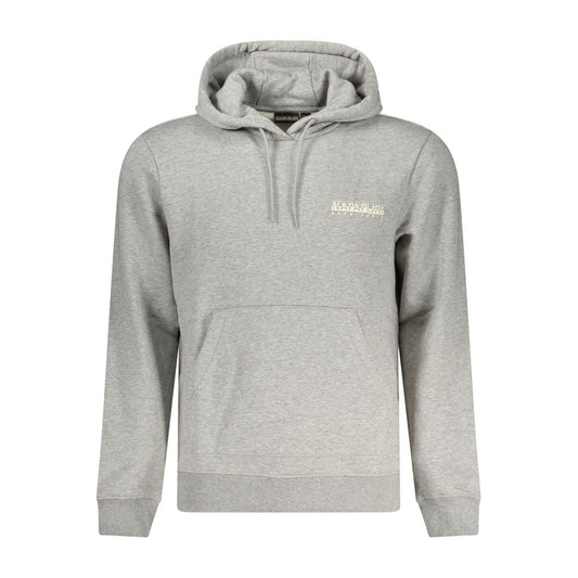 Napapijri Gray Cotton Sweater NA-32147-S