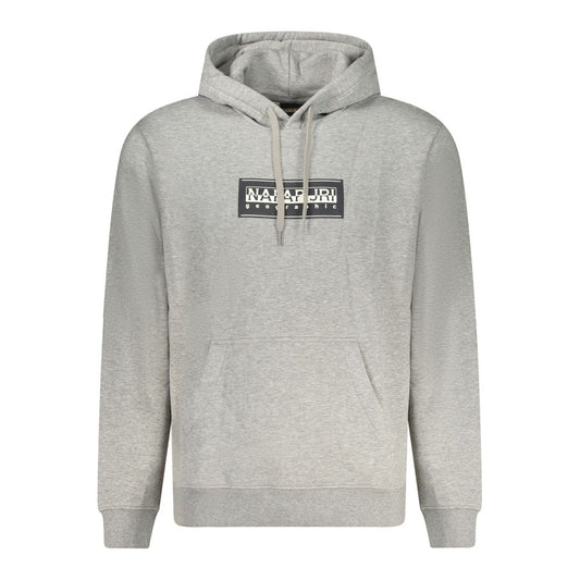 Napapijri Gray Cotton Sweater NA-32150-S