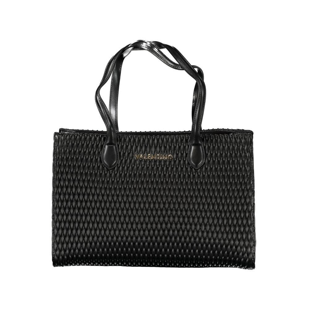 Front view with bag zipped and handles upright.