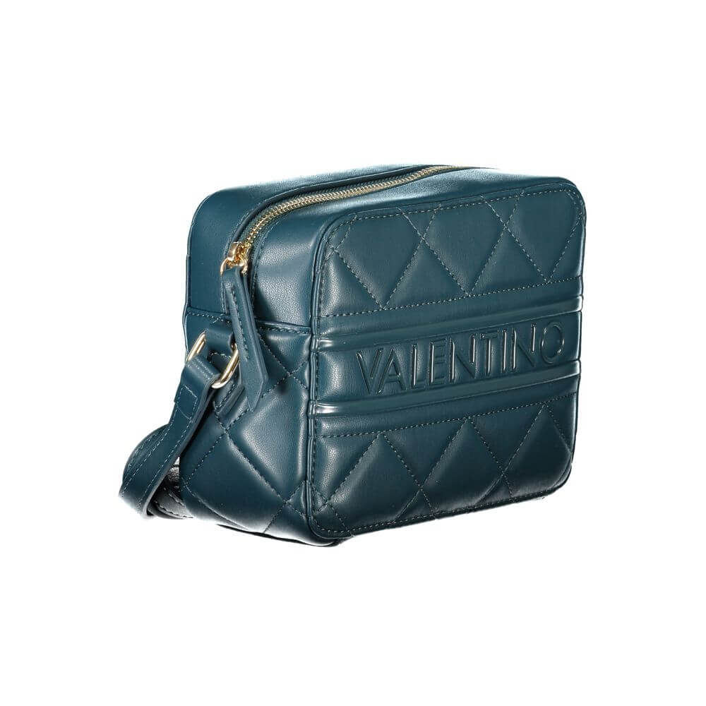 Front view with bag zipped and handles upright.