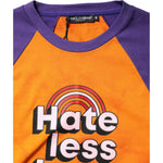 Dolce & Gabbana Orange Purple Printed Round Neck T-shirt TSH90625-44