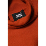 Alpha Studio Dark Orange Long Sleeves Turtleneck Sweater TSH87628-46